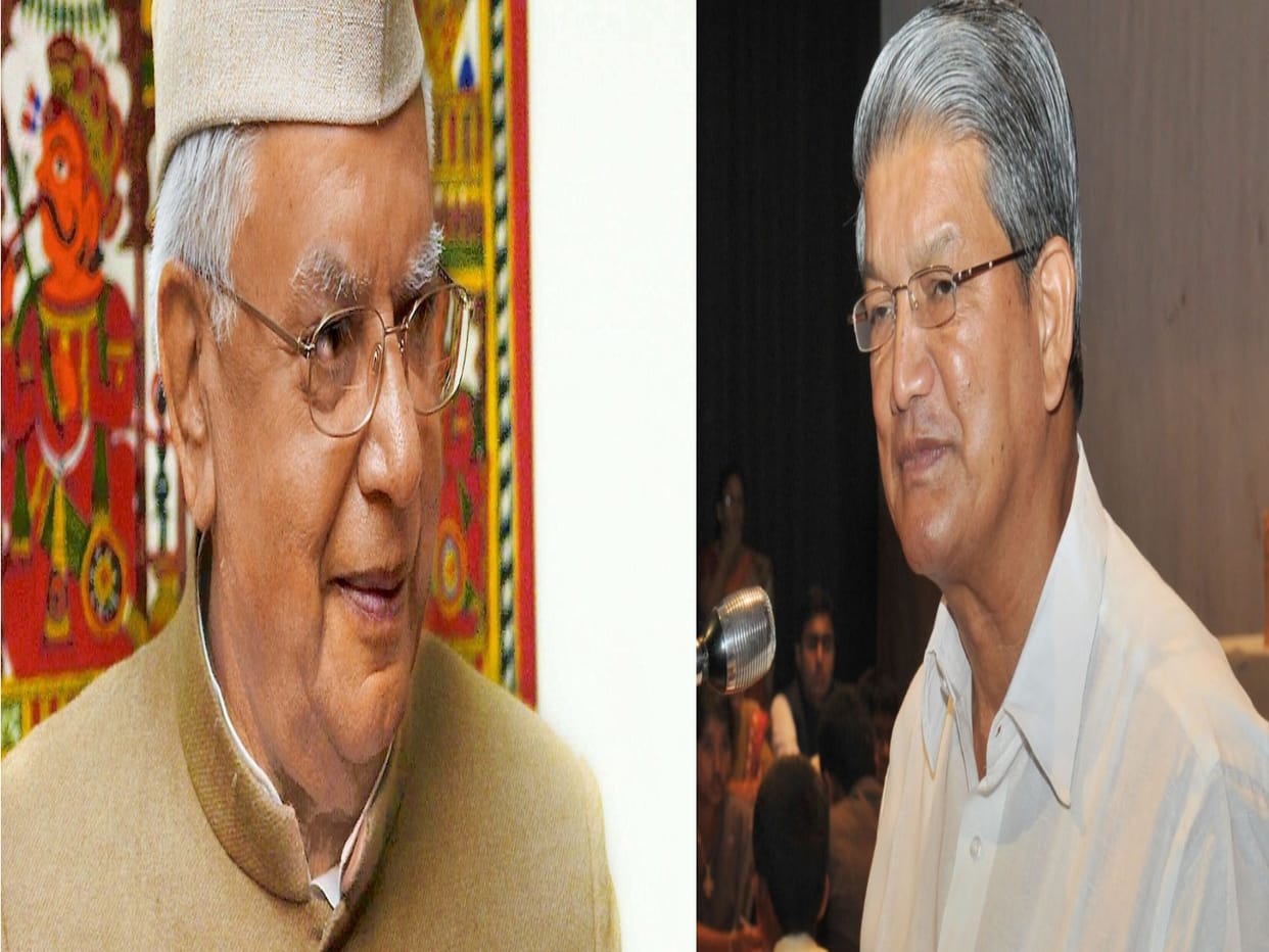  ND Tiwari came to support of Harish Rawat 