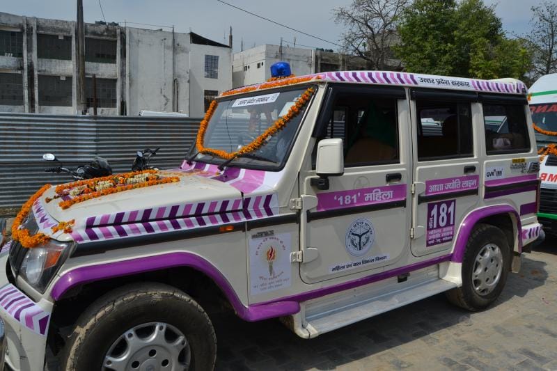 Police also found a woman rule PCR vans