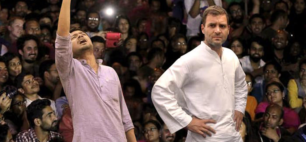 rahul gandhi and kanahaiya kumar meeting and its meaning
