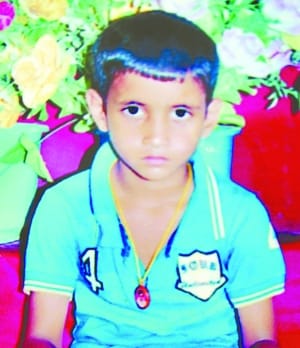 boy died in a road accident
