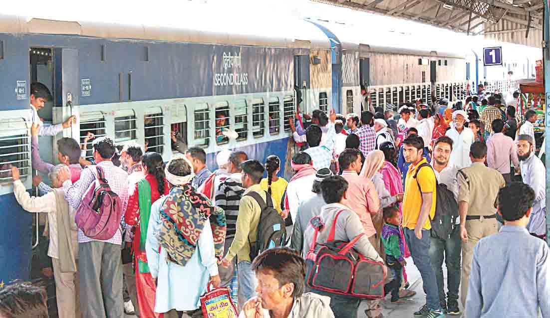 OHE breakdown in Moradabad MEMU canceled, many trains were delayed