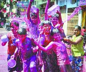 holi celebration