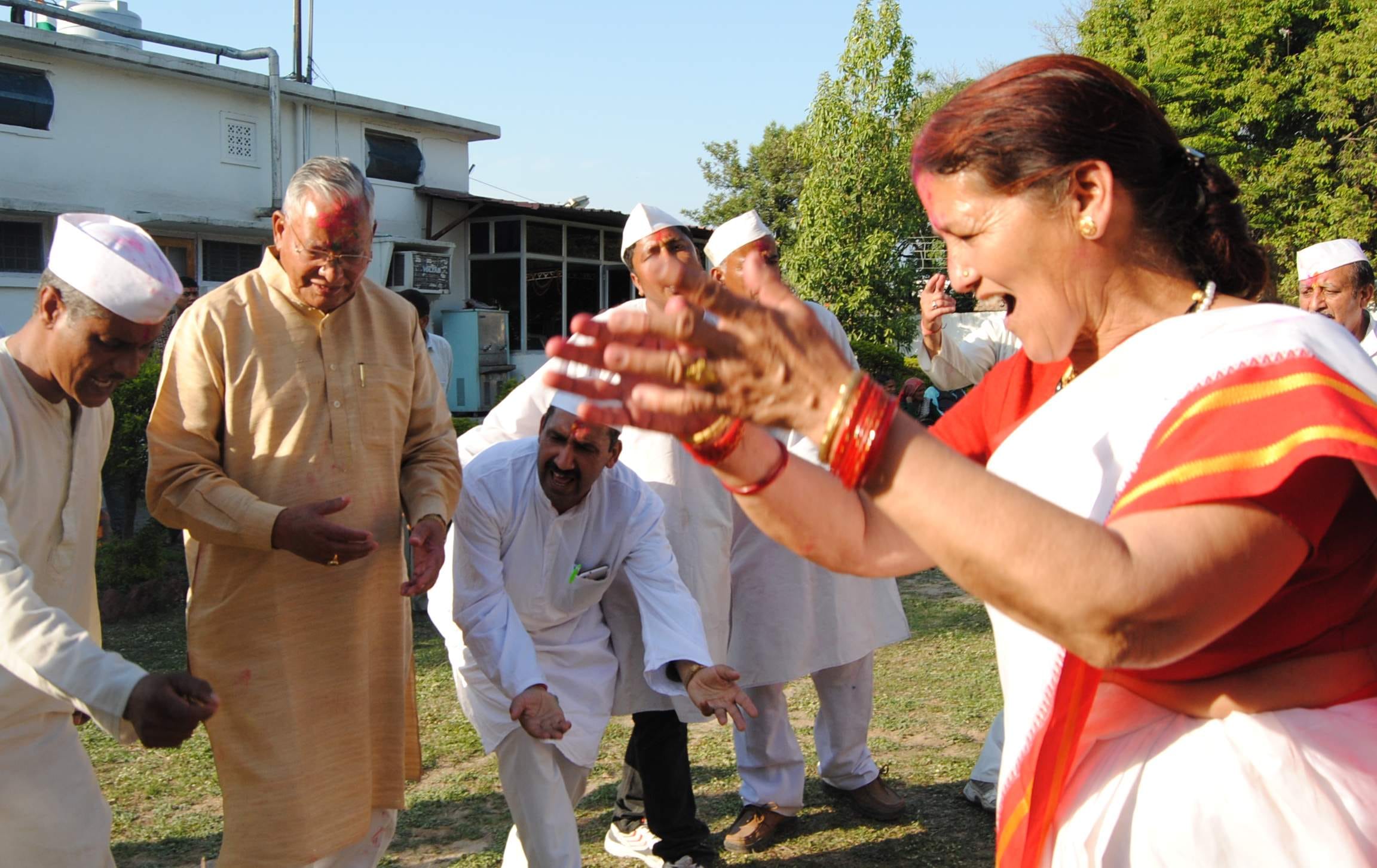 politician holi in uttarakhand.