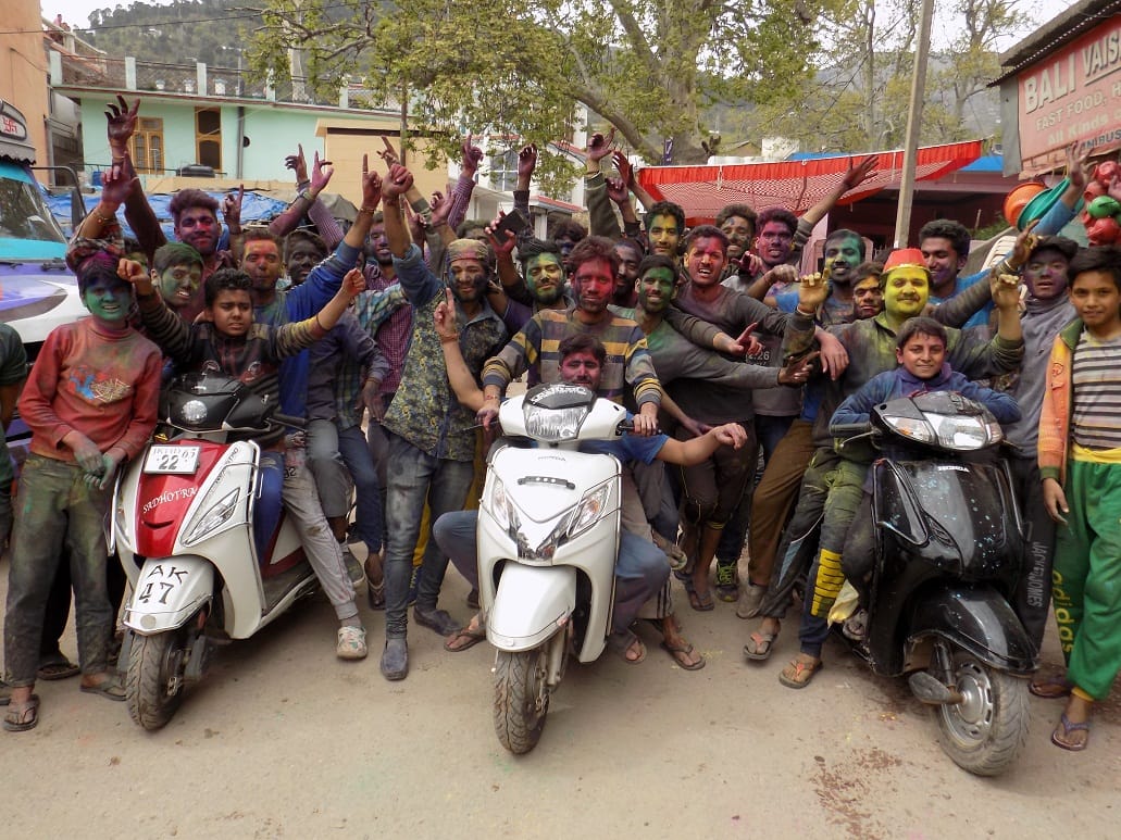 Holi filled with colors