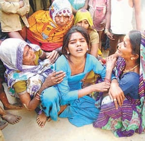 murder in manjhanpur kotvali area