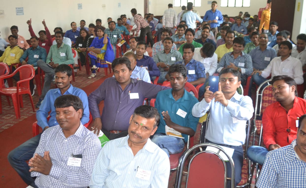 The older students given success tips