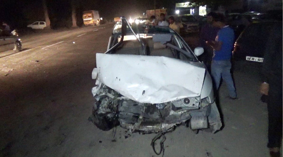 brutal accident in kalka, 2 killed 9 seriously injured