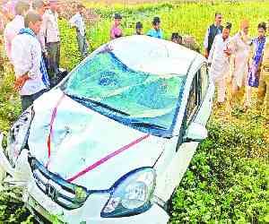 one died in road accident, two injured