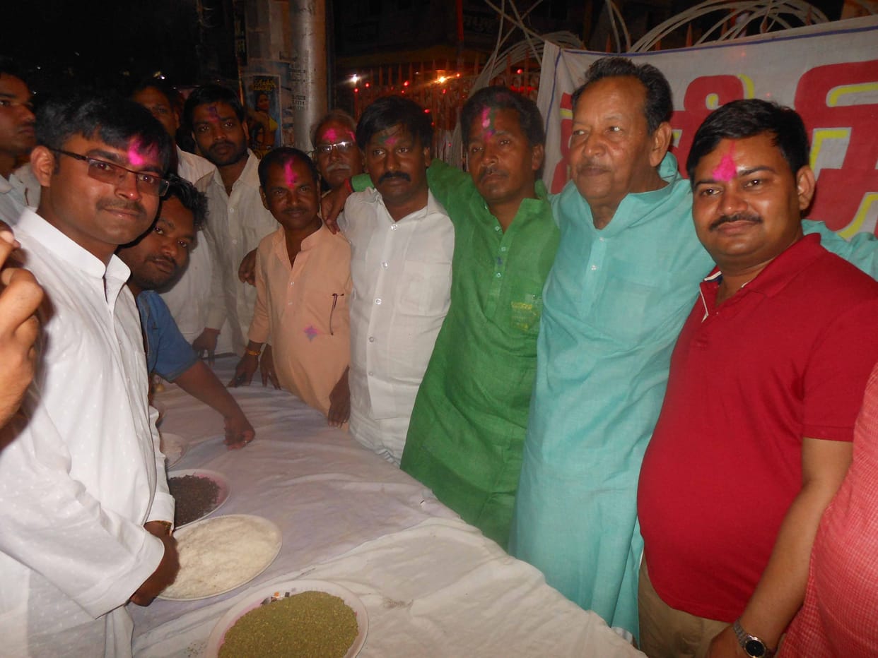 Congratulations combination of Holi throat