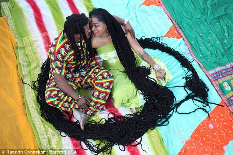 woman with longest tresses finds her love 