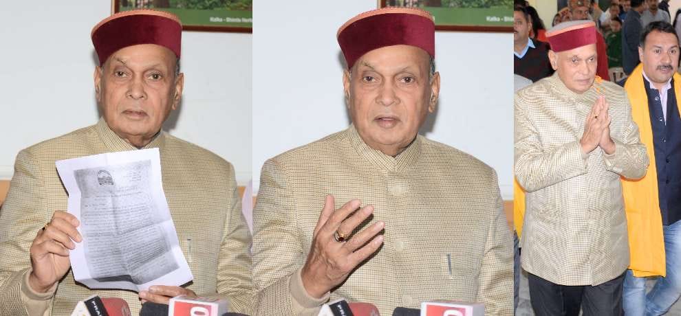 prem kumar dhumal hits out at cm virbhadra singh