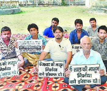 Victim's family reached the picket site