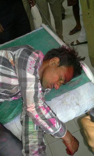 shoot out in rajdiha on holi