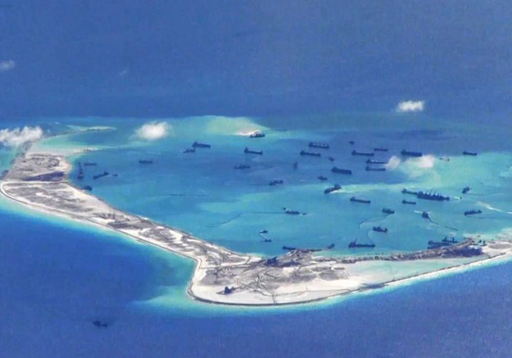 china occupied 250 Islands in south sea