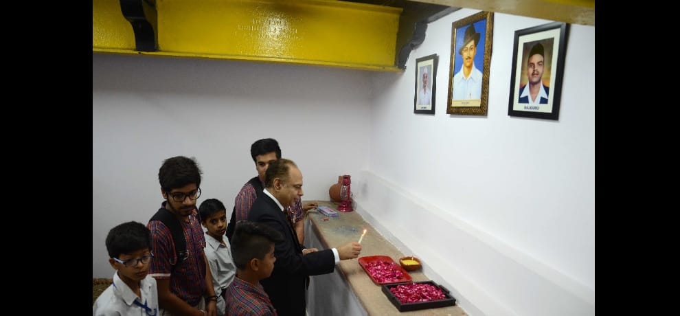 du vice chancellors office have that cell where bhagat singh was kept before hanging