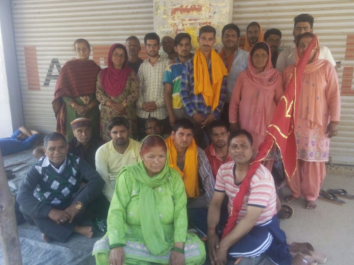 Devotees going to Baba Balak Nath by Foot
