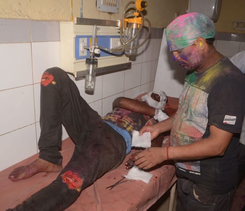 Two killed in road accident, six injured