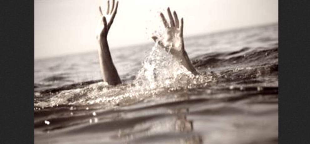 a person drawn in yamuna river at ponta.