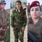 Kurdish women fighters say they want to look beautiful after death 