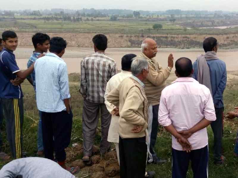 inspection, ppcc sectary, chakki dariya, congres, pathankot