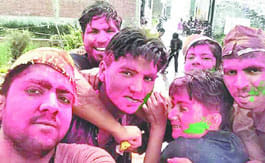 Filled with the colors of Holi