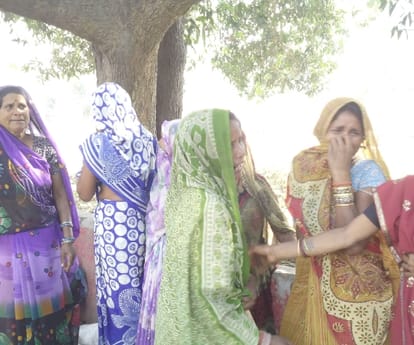  A woman set fired for gold in bahraich.