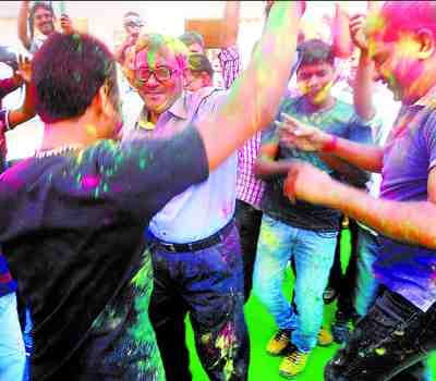 officials dance on songs 