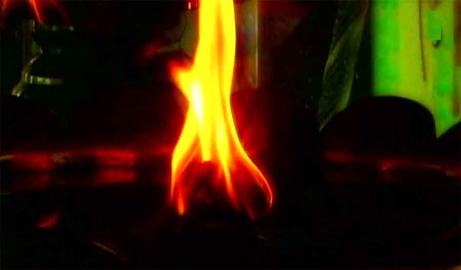 magical fire of temple 