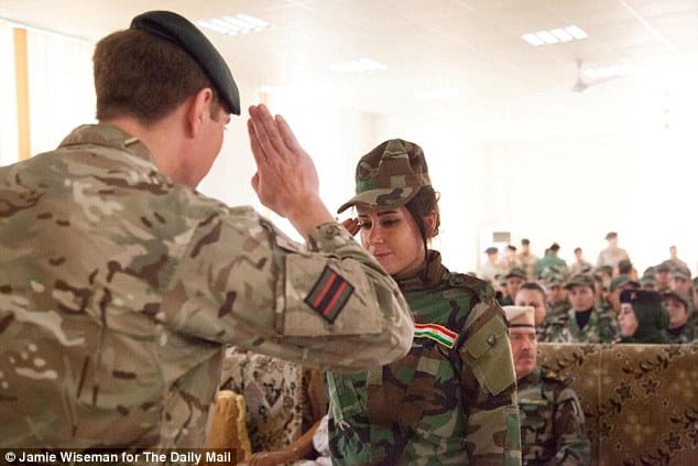 Kurdish women fighters say they want to look beautiful after death 