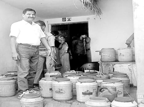 Eight arrested with raw alcohol