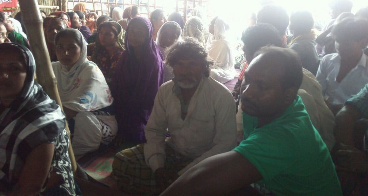 Kanjd protest prayer meeting in the township
