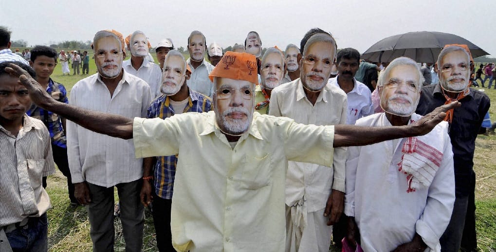 Assam assembly election: Narendra Modi looks in different styles during election campaign launching
