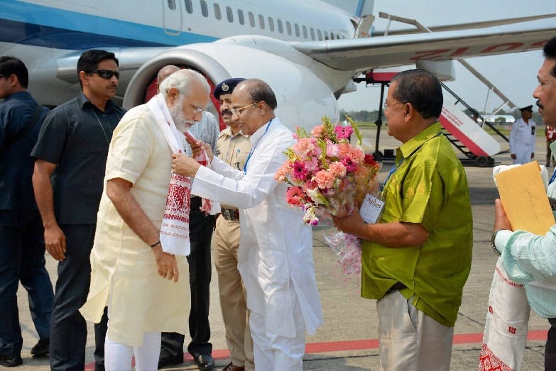 Assam assembly election: Narendra Modi looks in different styles during election campaign launching