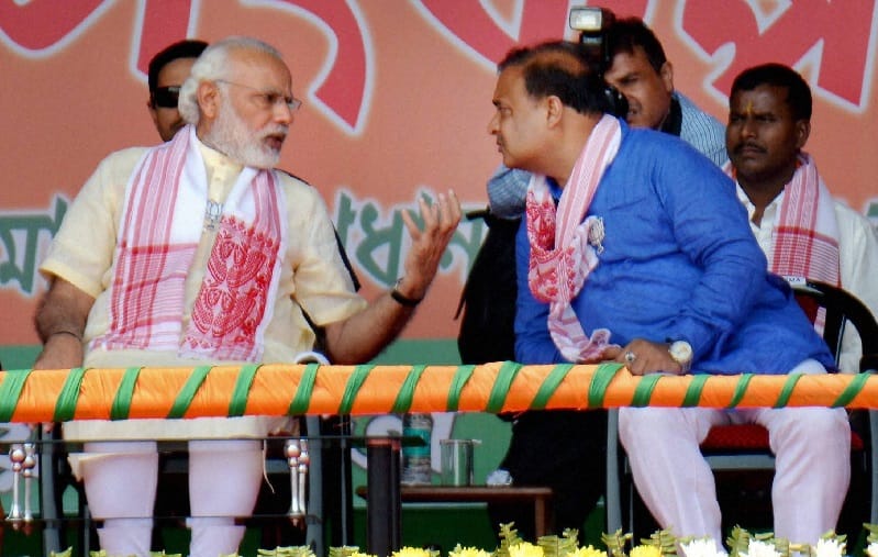 Assam assembly election: Narendra Modi looks in different styles during election campaign launching