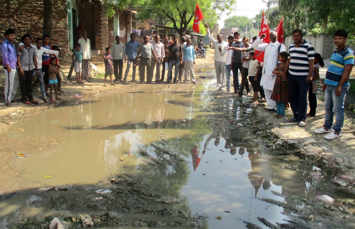 roads build up in rural area