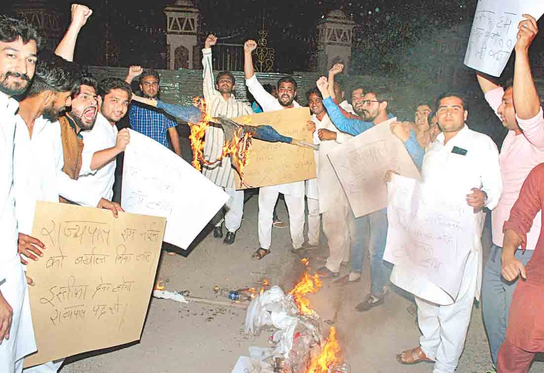 sp workers blamed ram naike