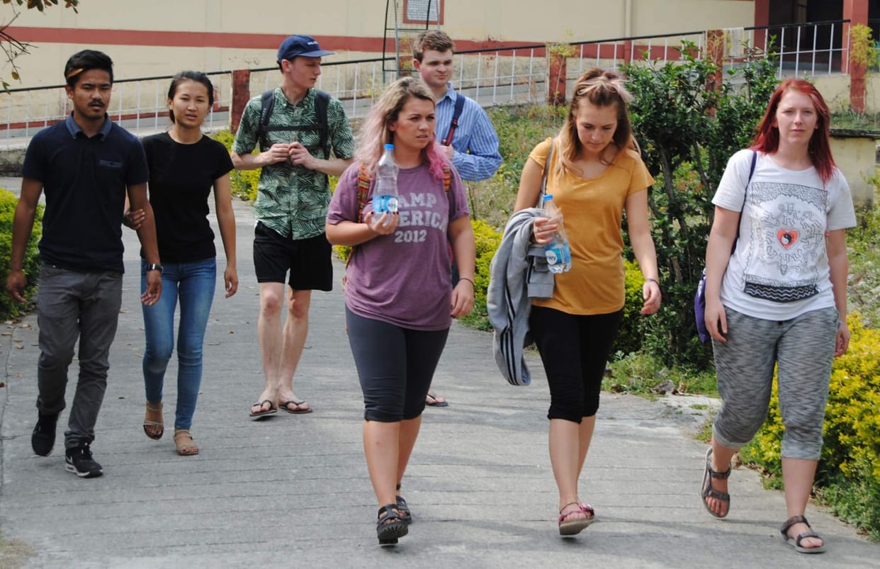 British student arrived Dehradun.