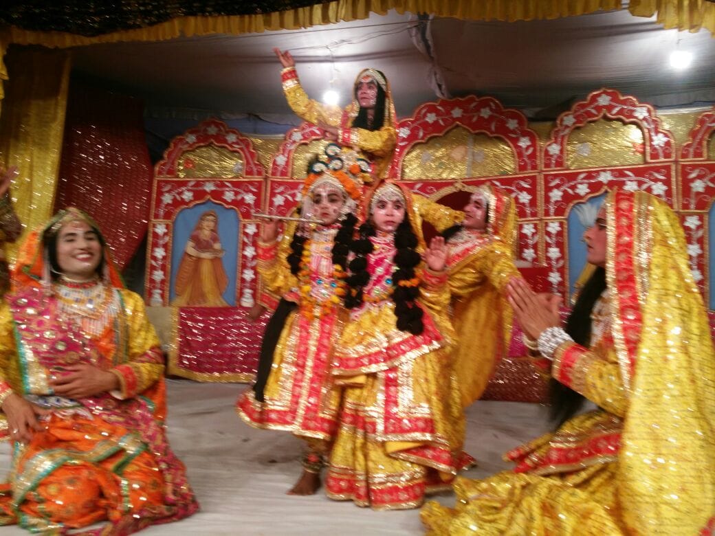 Fastened upon artists from Vrindavan
