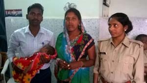 GRP innocent mother and child mixed with family