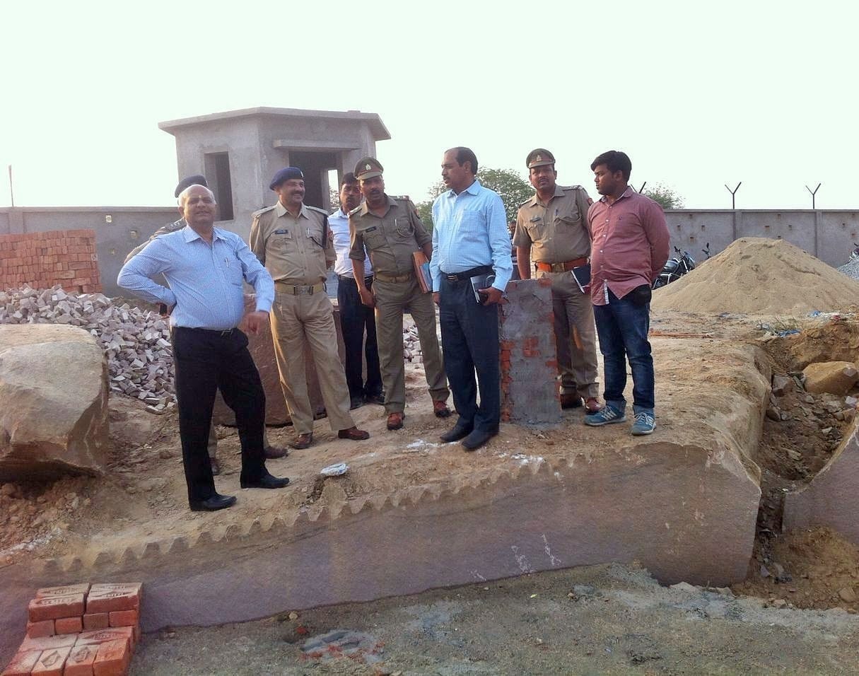 Home Secretary inspection in Mirzapur