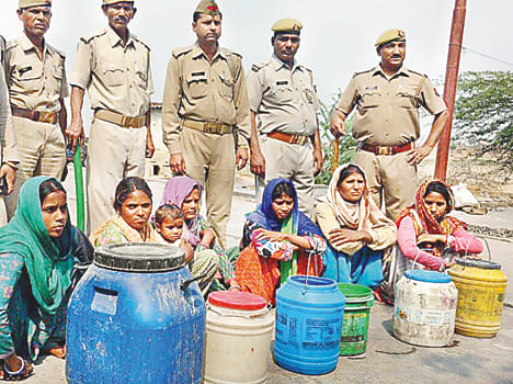 Six women arrested with illegal liquor