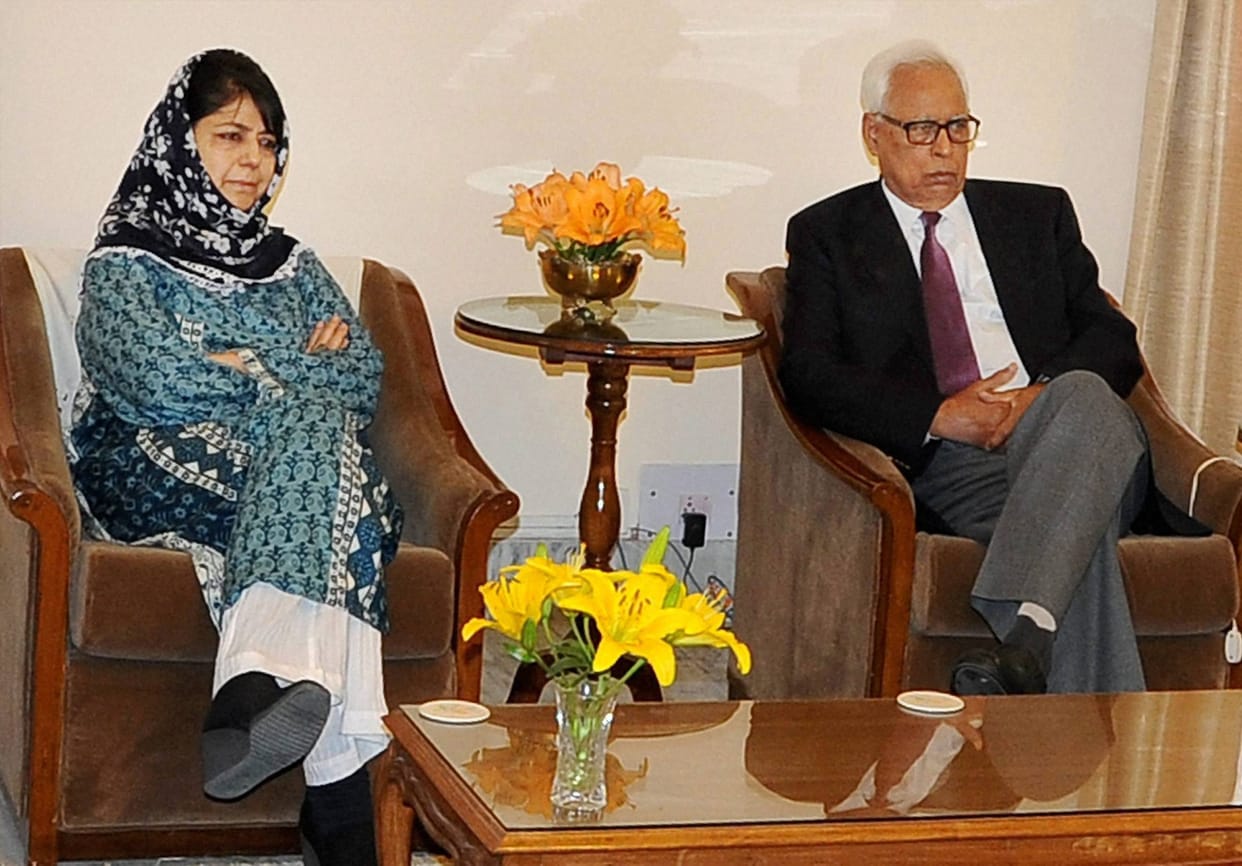 Mehbooba invited for government formation