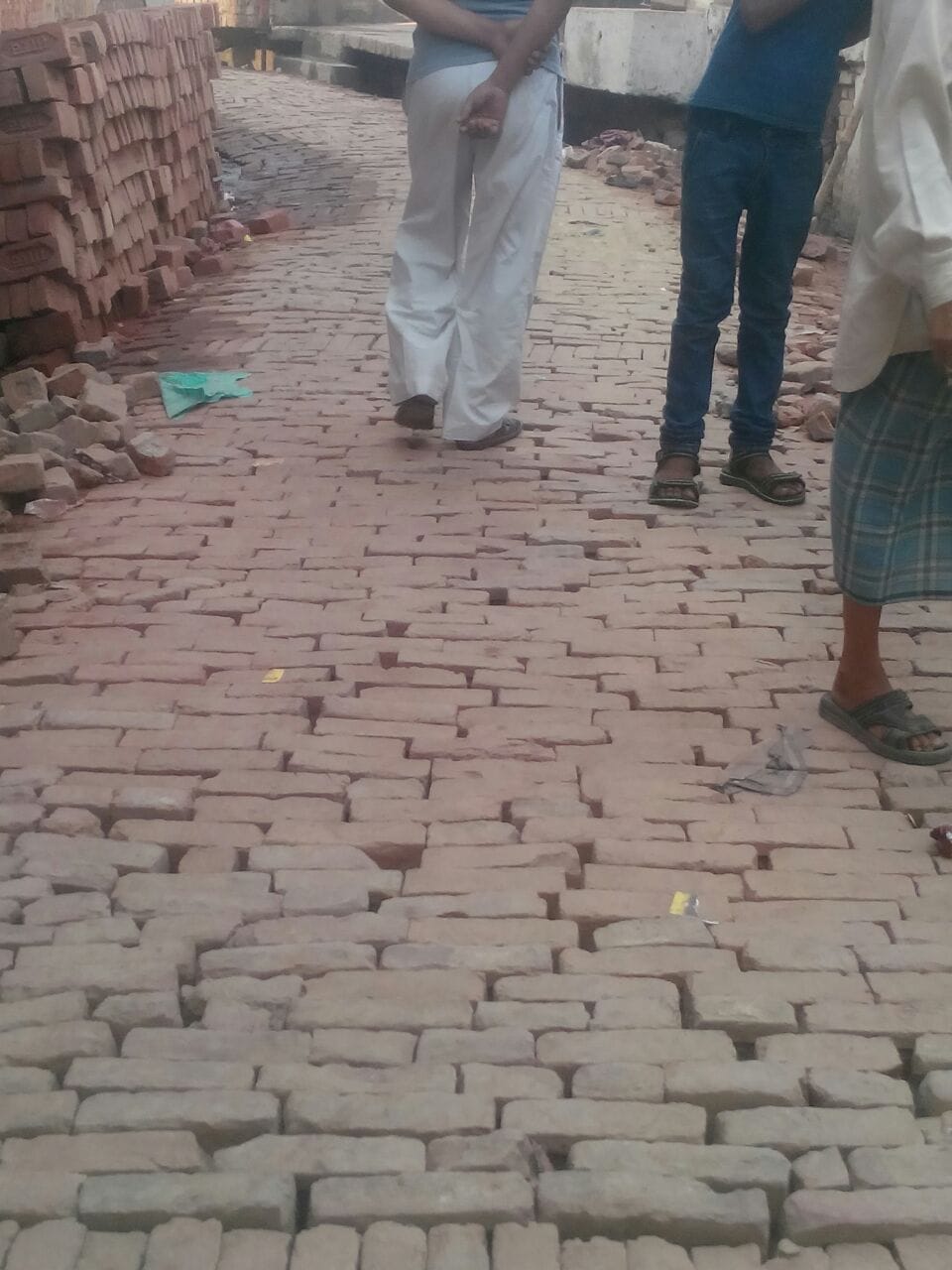 Pavage coming up at old brick