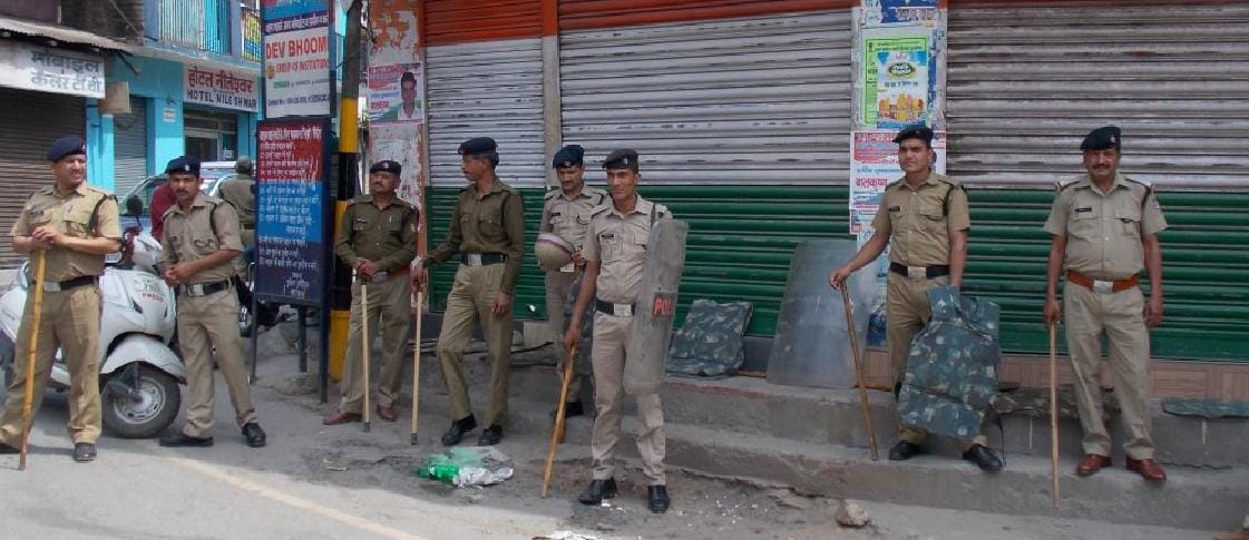 Appeared on every inch of the city police