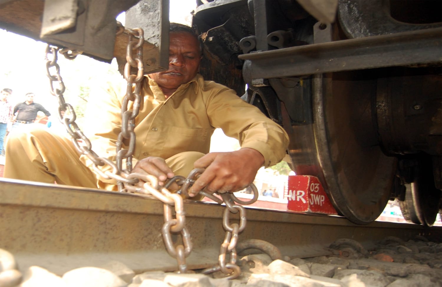 railway engine break fail in haridwar