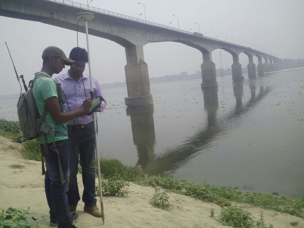 Hamid will be next to the railway bridge at the road bridge