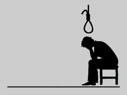 wife fight on dirtying floor, husband do suicide