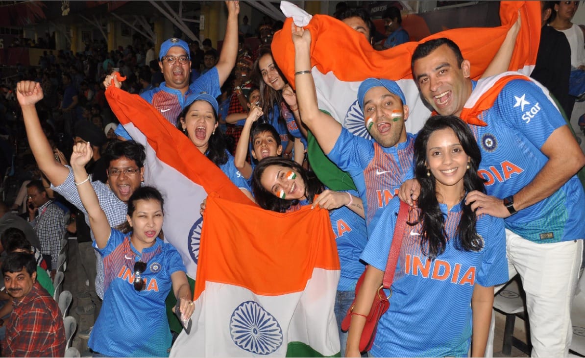 T20: team india won match against australia, Audience celebration