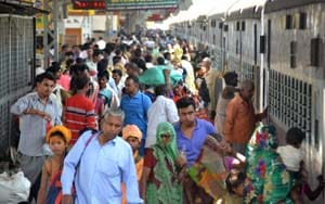 This season 's most crowded trains today