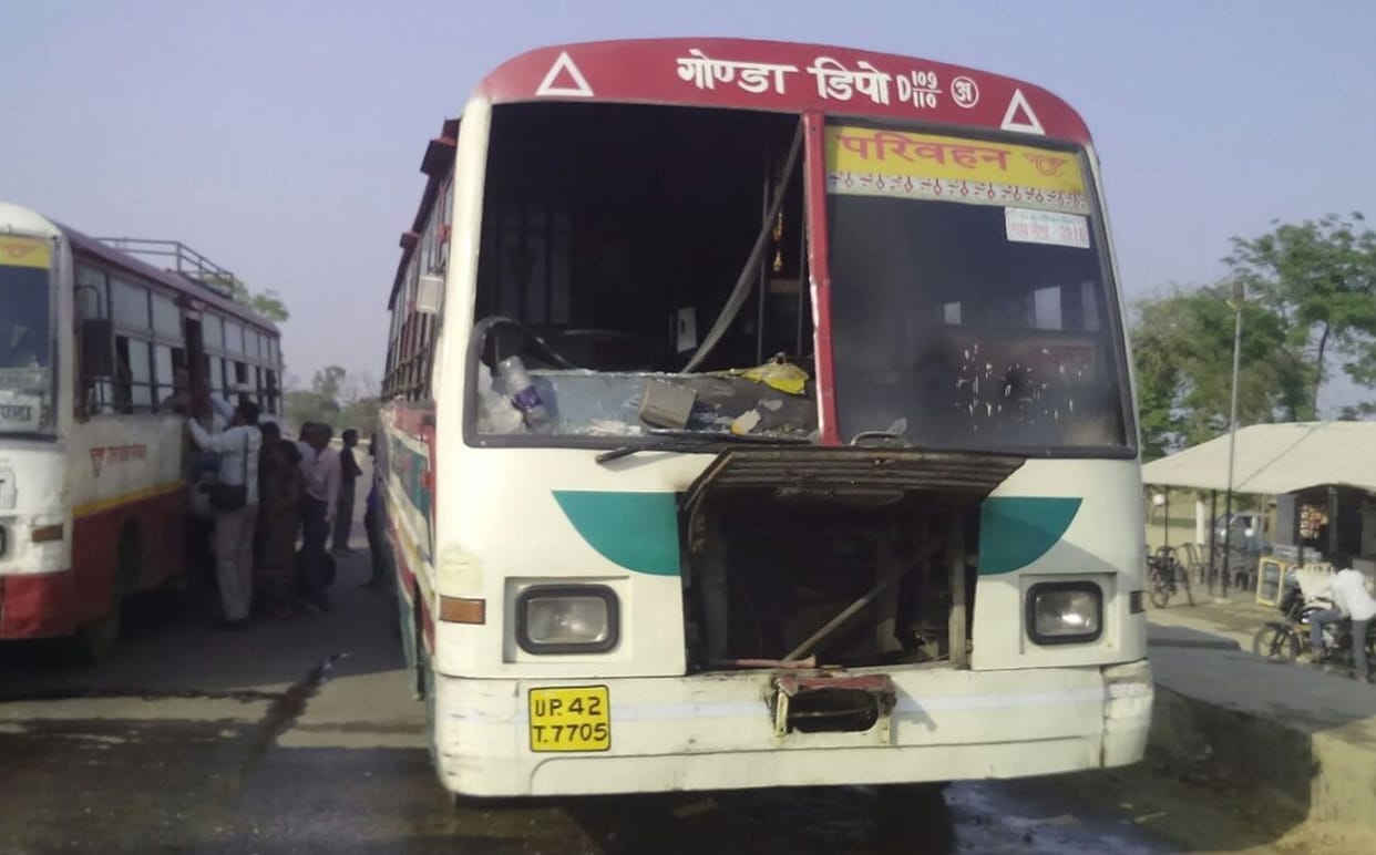 bus fire